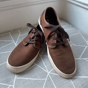 Toms Men's Brown Canvas Carlo Sneakers